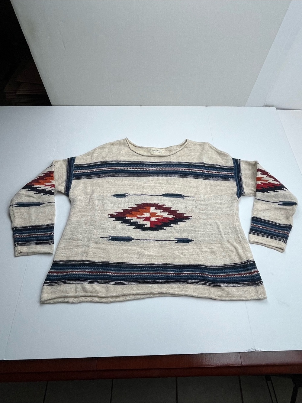Ralph Lauren Denim & Supply Sweater Aztec Western Southwestern Native Large
